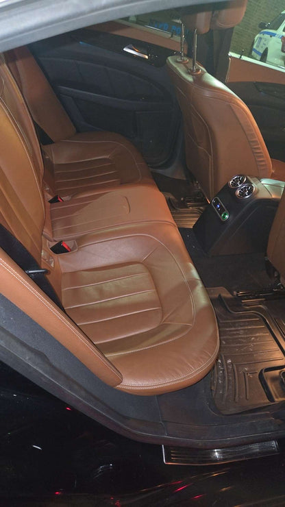 Rear Center Console Delete Kit — Cushion + Vent Panel for 2012–2018 Mercedes-Benz CLS (W218)