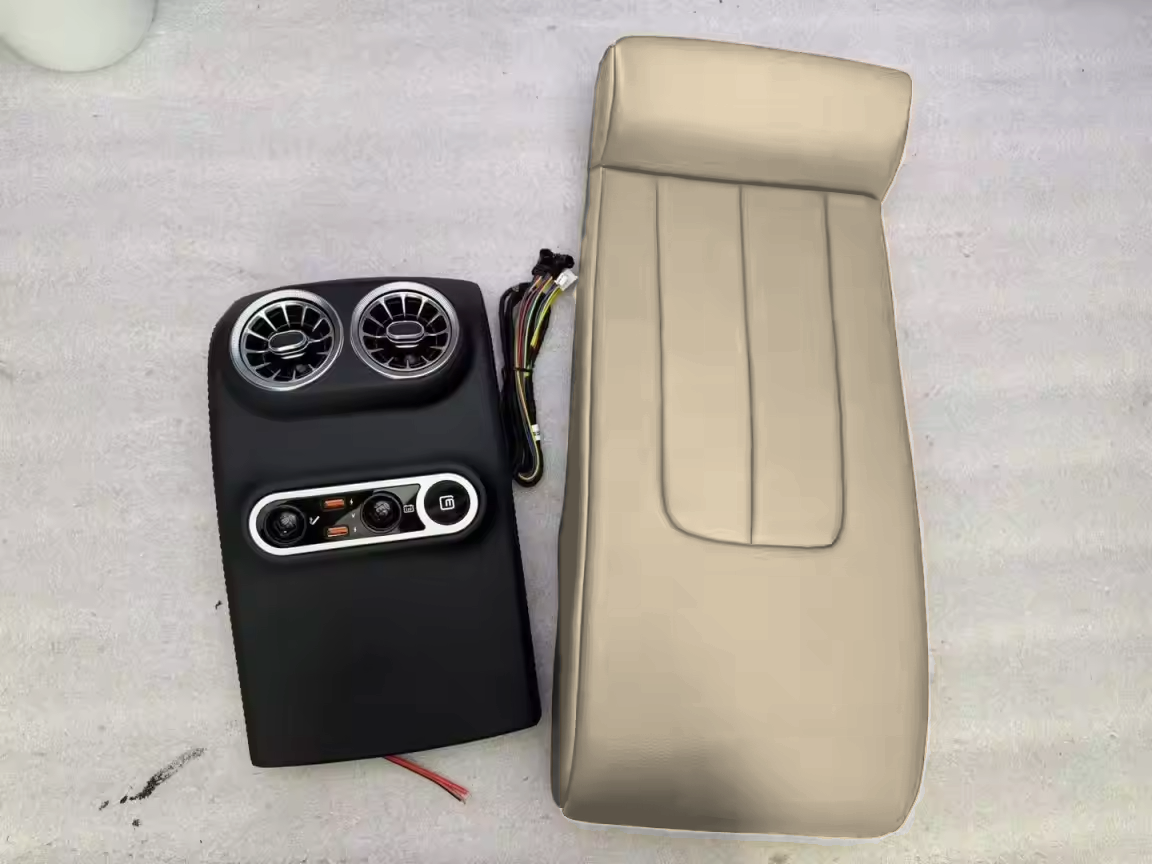 Rear Center Console Delete Kit — Cushion + Vent Panel for 2012–2018 Mercedes-Benz CLS (W218)